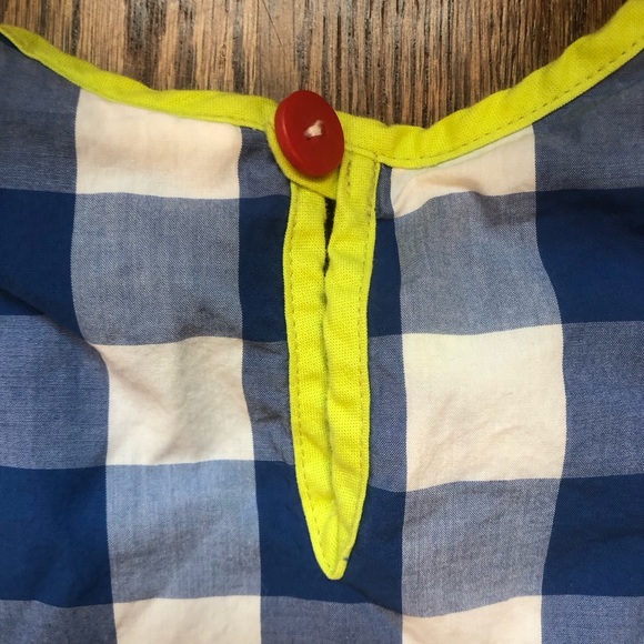 Smiling Button Gingham Dress - Picture 7 of 10